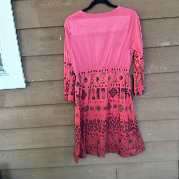 Roper red western print dress size L - Picture 4 of 4